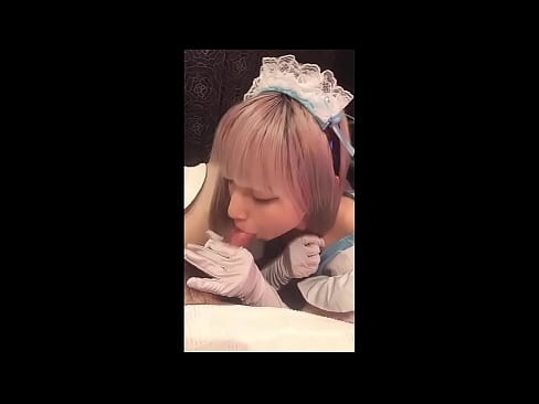❤️ Idol Japanese [mayuka], Aṣọ iranṣẹbinrin Faranse, apakan 1, ifefẹfẹ ati fifẹ kuro pẹlu ipara ❤️❌ Ohun onihoho didara