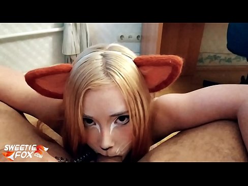 ❤️ Kitsune gbe dick ati pẹlu ni ẹnu rẹ ❤️❌ Ohun onihoho didara